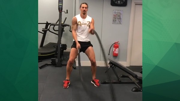 İbrahimovic çalışmalara başladı