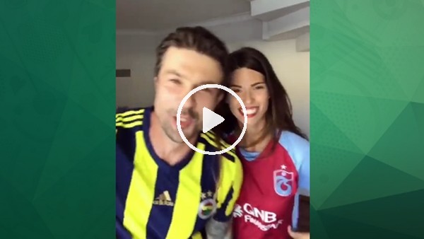 Brezilyalı model Larissa Gacemer'den Trabzonspor'a destek