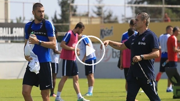 Trabzonspor, rejenerasyon ve taktik çalışması yaptı