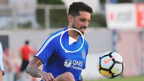 Sosa ve Volkan Şen ilk antrenmanına çıktı