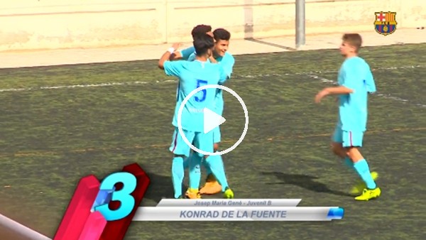 Barcelonalı gençlerden olağanüstü goller