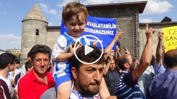 Erzurum'da TFF'ye turnike tepkisi