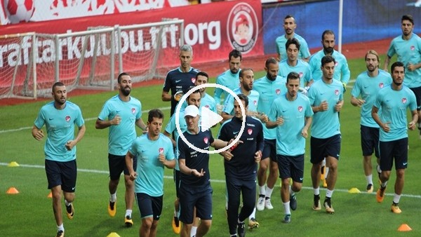 Milli takım, Hırvatistan maçının hazırlıklarını tamamladı