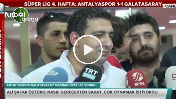 Antalyaspor Başkanı Ali Şafak Öztürk yabancı sınırıyla ilgili konuştu