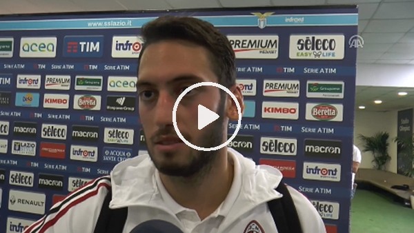 Hakan Çalhanoğlu'nun Lazio maçı sonrası açıklamaları: "Yenildiğimiz için üzgünüz"