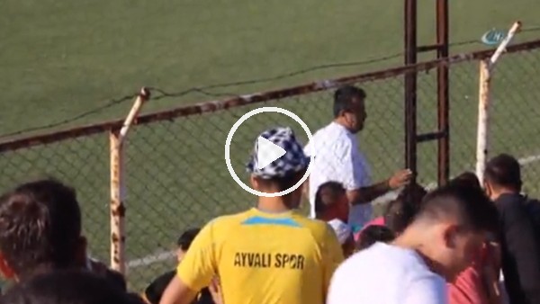 Amatör Küme'de taraftarlar arasında arbede