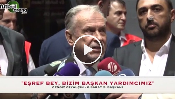 Cengiz Özyalçın, Eşref Alaçayır'ı basına tanıttı