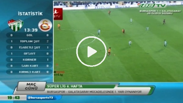 Bursaspor TV spikerleri Delarge'ın golünde kendiden geçti!