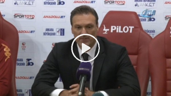 Alpay Özalan: "Hak etmediğimiz bir mağlubiyet aldık"