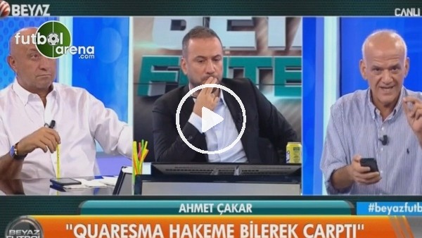 Ahmet Çakar'dan Quaresma'ya olay sözler! ''Hakeme bilerek...''