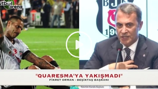Fikret Orman'dan Ricardo Quaresma itirafı