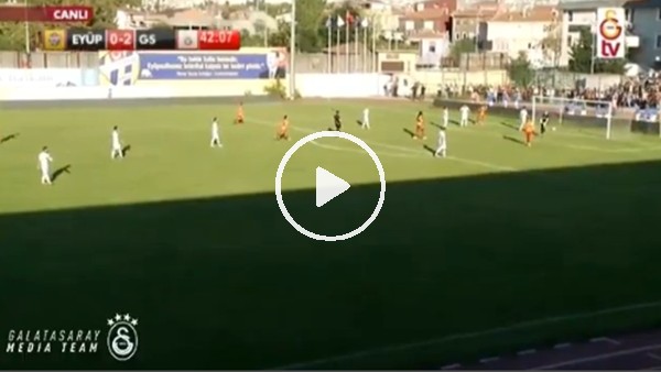 Eyüpspor - Galatasaray maçında Emrah Başsan'ın attığı gol