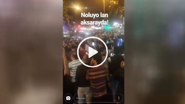 Suriyeliler'in Aksaray'da Play-Off sevinci