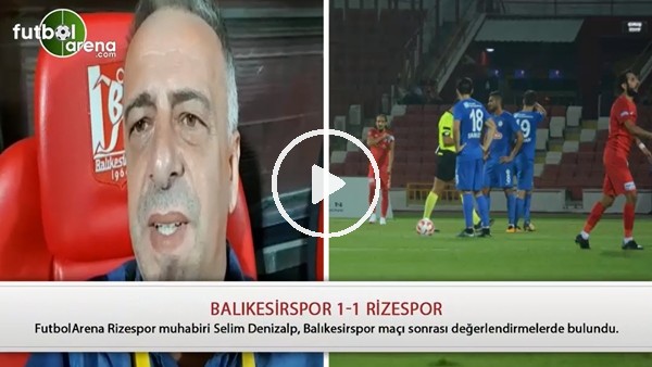 Selim Denizalp: "Maçın seneryosunu penaltılar belirledi"