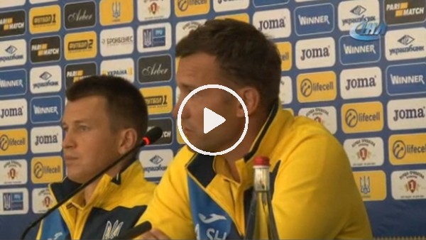 Andriy Shevchenko: "Galibiyetten başka düşüncemiz yok"