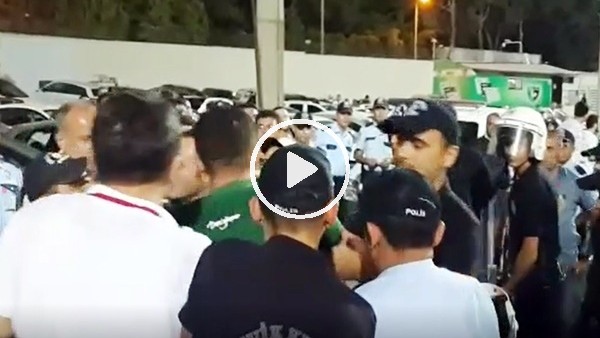 Denizlispor - Giresunspor maç sonrası gerginlik