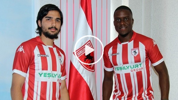 Samsunspor yeni transferlerini tanıttı