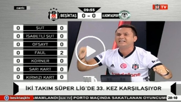 Cenk Tosun'un Konyaspor'a attığı golde BJK TV!