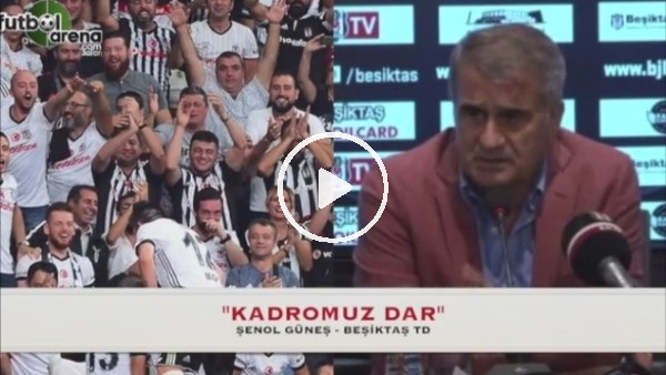 Şenol Güneş kadronun darlığından şikayetçi!