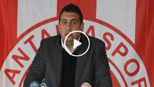 Ali Şafak Öztürk: "Burası Antalyaspor, Eto'ospor değil"