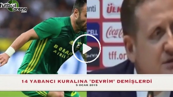 14 Yabancı kuralına "Devrim" demişlerdi