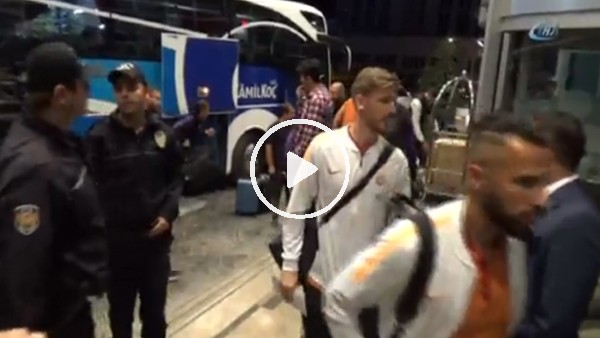 Galatasaray kafilesi Bursa'ya geldi