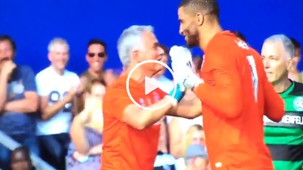 Mourinho kaleci oldu!