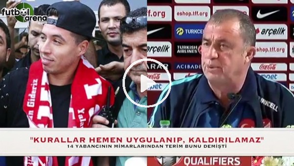 Fatih Terim: "Yabancı kuralı hemen uygulanıp kaldırılamaz" (23 Mart 2017)