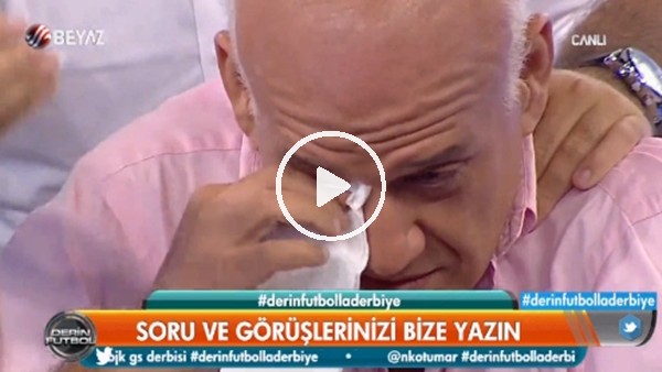 Ahmet Çakar'ı canlı yayında ağlatan şarkı!