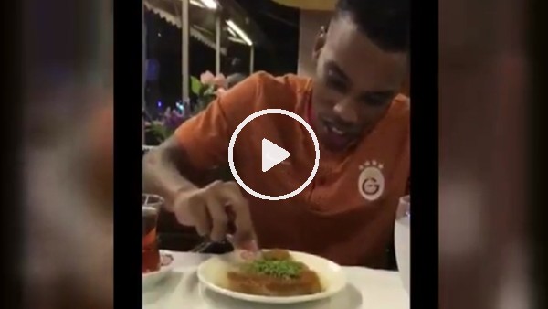 Garry Rodrigues'in künefe keyfi!