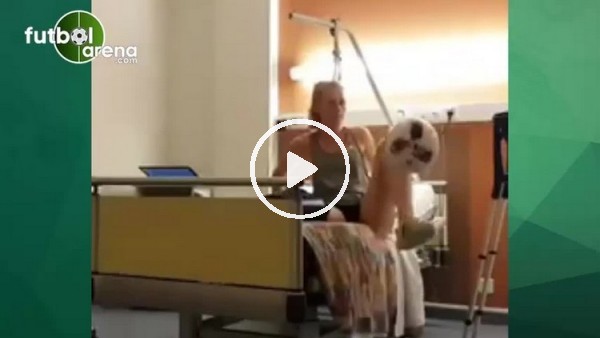 Futbol aşkı engel tanımadı