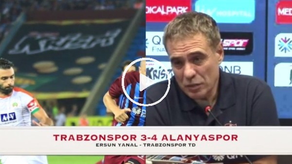 Ersun Yanal: "Bu takım br daha bunu yaşamaz"