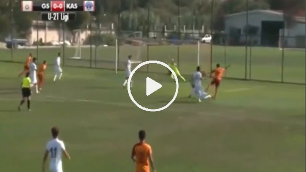 Galatasaray'ın genç futbolcusu Ahmet Sivri'den harika gol