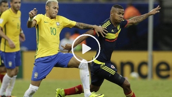 Brezilya 1 - 1 Kolombiya maç özeti ve golleri
