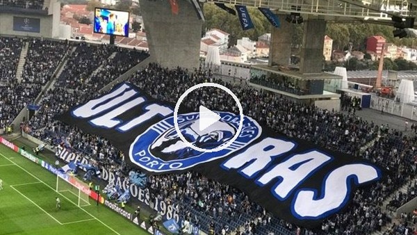 Portolu taraftarların Beşiktaş maçı için açtıkları pankart