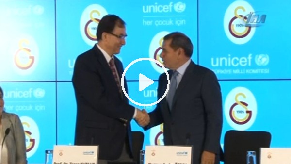 Galatasaray, UNICEF ile anlaşma imzaladı