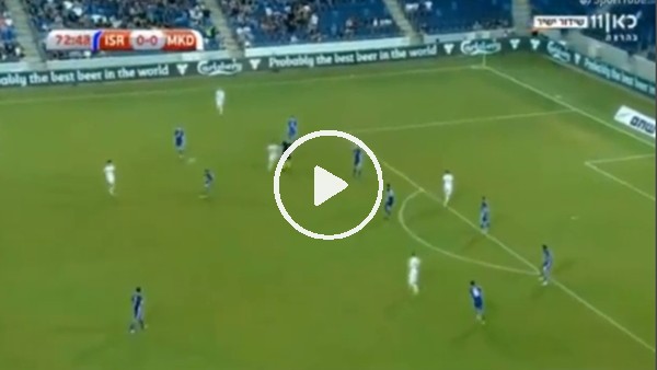 Elif Elmas'ın İsrail-Makendoya maçında yaptığı asist