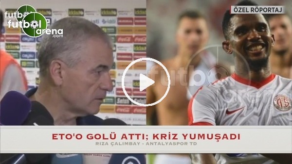 Eto'o golü attı; kriz yumuşadı.