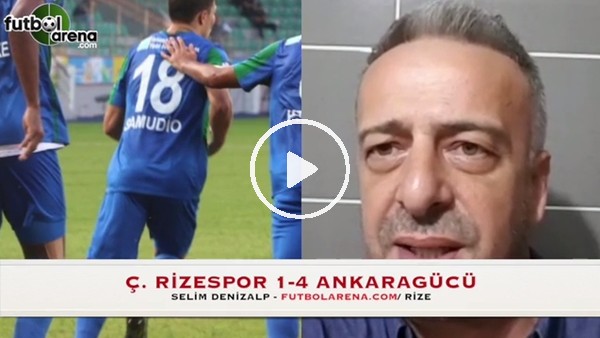 "Rizespor takım halinde çok kötü oynadı"