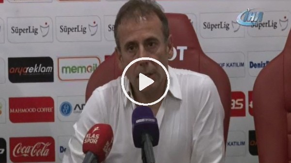 Abdullah Avcı: "Beklemediğimiz bir mağlubiyet oldu"