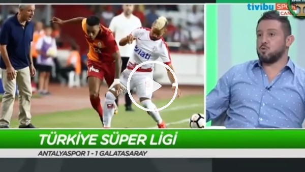 Canlı yayında Bafetimbi Gomis'e övgüler! ''Kalitesini gösteriyor''