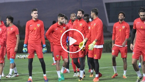 Kayserispor'da Bursaspor maçı hazırlıkları