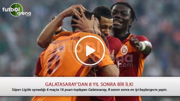 Galatasaray'dan 8 sezon sonra bir ilk!