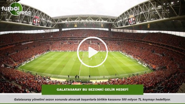 Galatasaray bu sezonki gelir hedefi