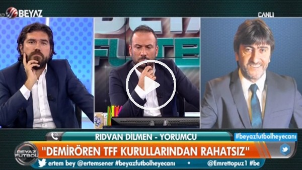 Rıdvan Dilmen'den canlı yayında TFF için flaş FETÖ iddiası