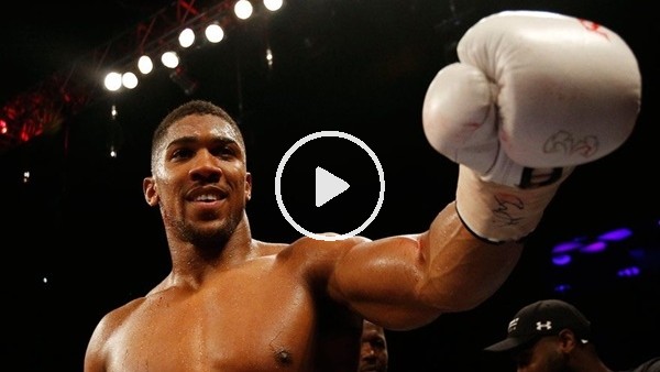 Anthony Joshua'nın hırslı görüntüsü dikkat çekti!