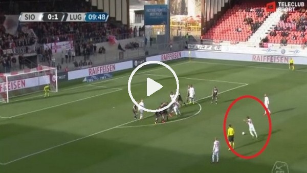 Salih Uçan'dan Sion formasıyla nefis frikik golü