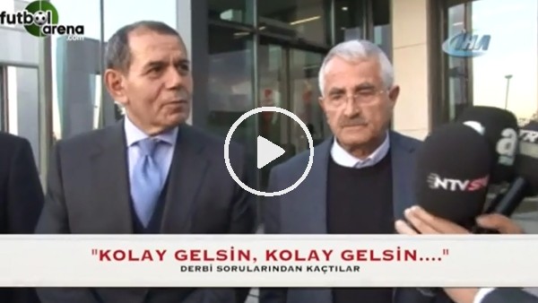 Derbi sorusunu cevapsız bıraktılar