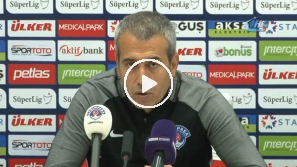 Kemal Özdeş: "Oyuncularımı kutluyorum"