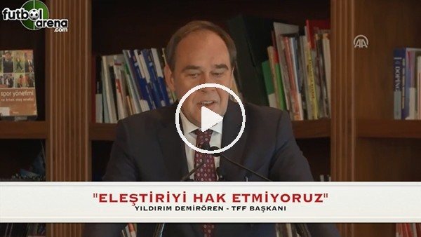 Yıldırım Demiören: "Eleştiriyi hak etmiyoruz"